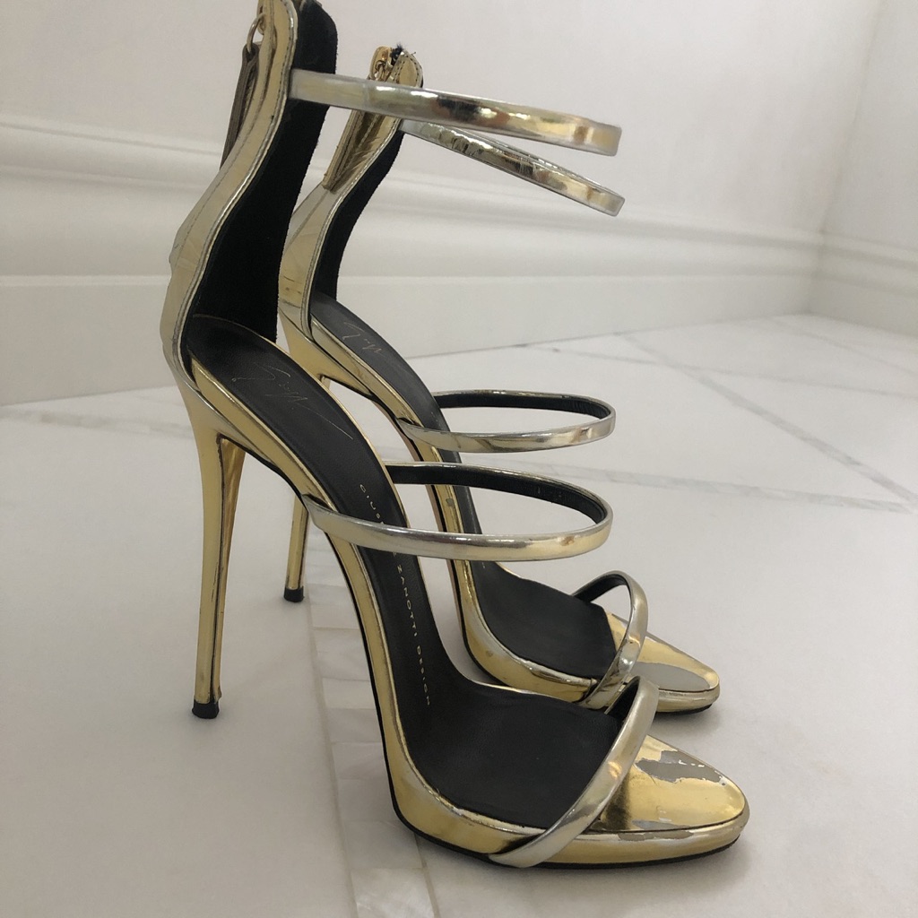 Giuseppe Zanotti Gold Sandals